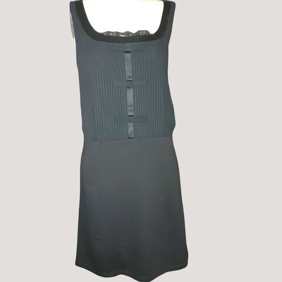 American Eagle Outfitters Little Black Dress L/G Polyester & Spandex Blend - Picture 1 of 14